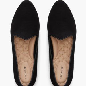 Black birdies brand flats in velvet